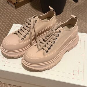 Alexander McQueen Nude Pink Sneakers